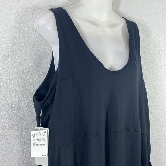 NWT Zella Black Wide Leg Tank Stretch Soft Jumpsuit 3X O1 - Picture 5 of 12